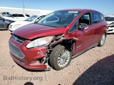 2014 Ford CMAX SE, красный — VIN 1FADP5AU8EL513200, Copart