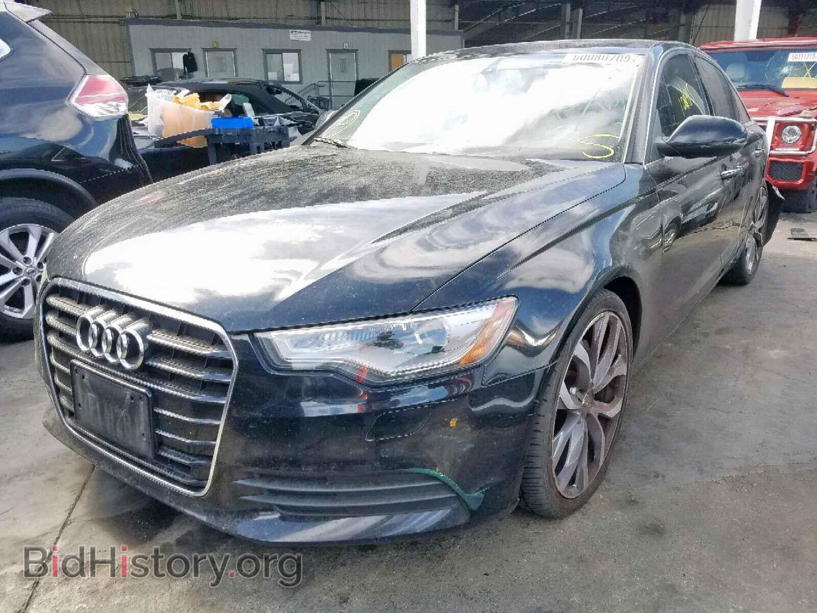 2014 AUDI A6 - VIN: WAUDFAFC4EN136923 - Фото 2