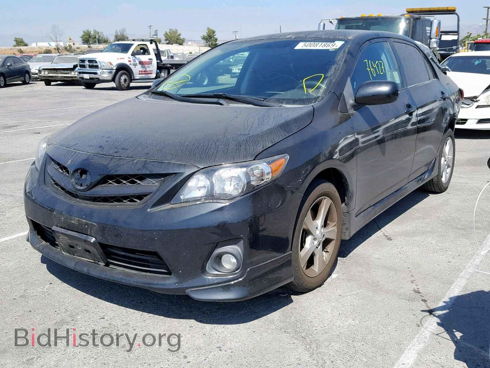 2011 TOYOTA COROLLA BA - VIN: 2T1BU4EE8BC702844 - Фото 2