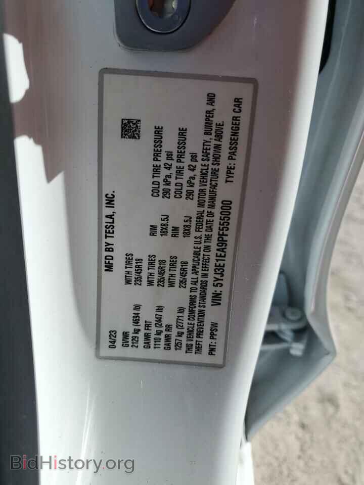 2023 TESLA MODEL 3 - VIN: 5YJ3E1EA9PF555000 - Photo 15