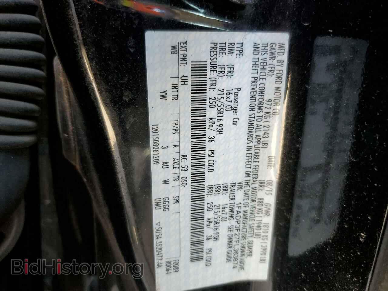 2015 FORD FOCUS - VIN: 1FADP3F27FL363674 - Фото 12