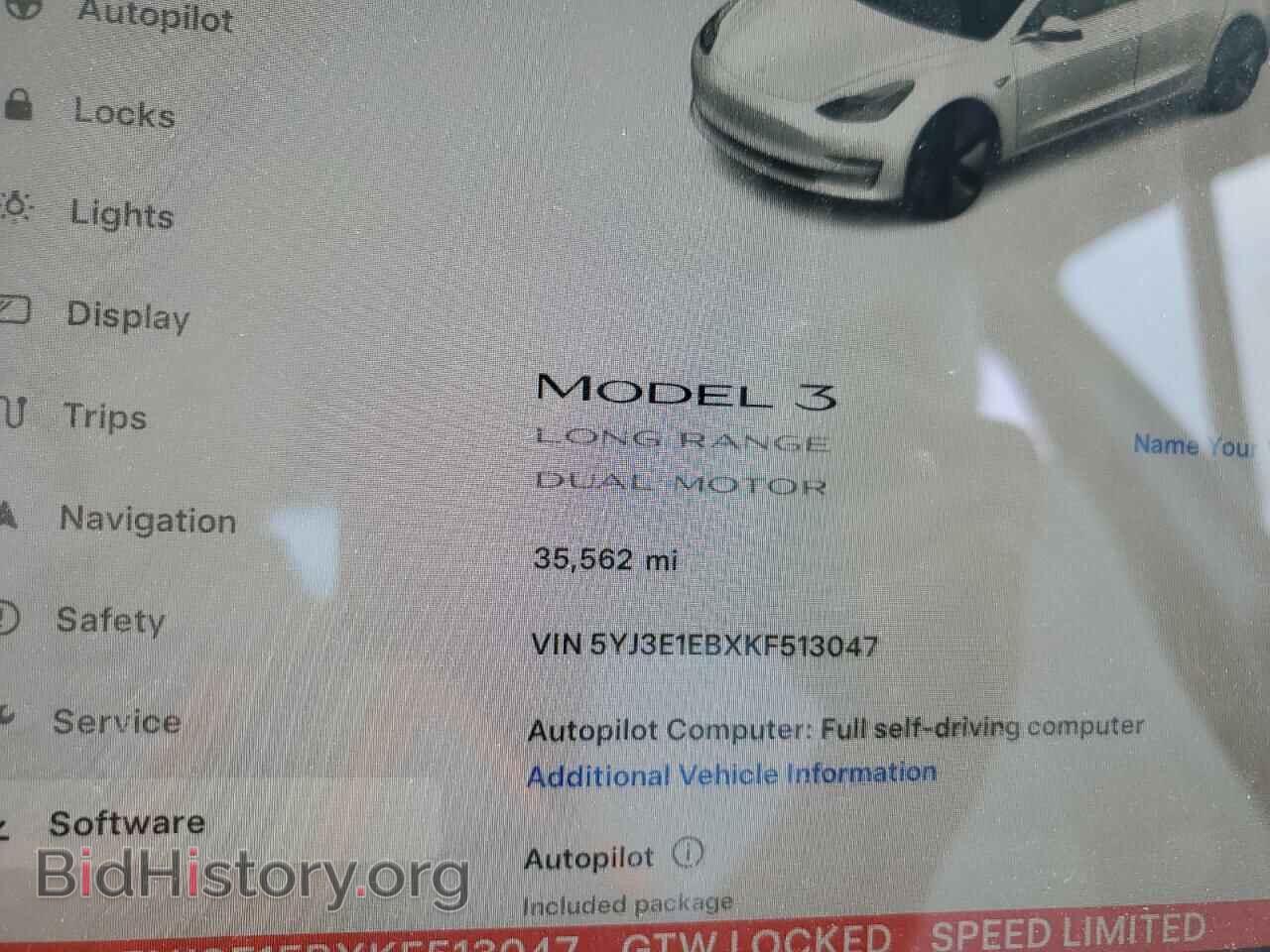 2019 TESLA MODEL 3 - VIN: 5YJ3E1EBXKF513047 - Фото 9
