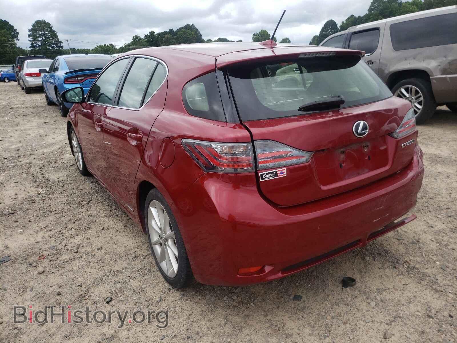 2012 LEXUS CT 200 - VIN: JTHKD5BHXC2073350 - Фото 3