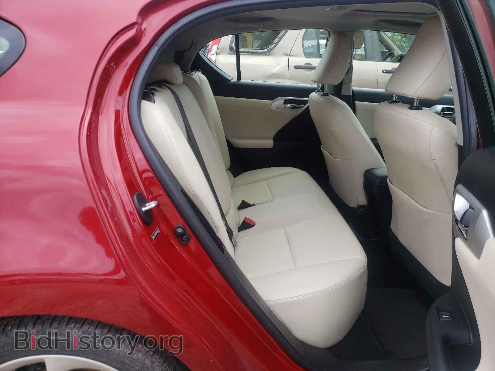 2012 LEXUS CT 200 - VIN: JTHKD5BHXC2073350 - Фото 6