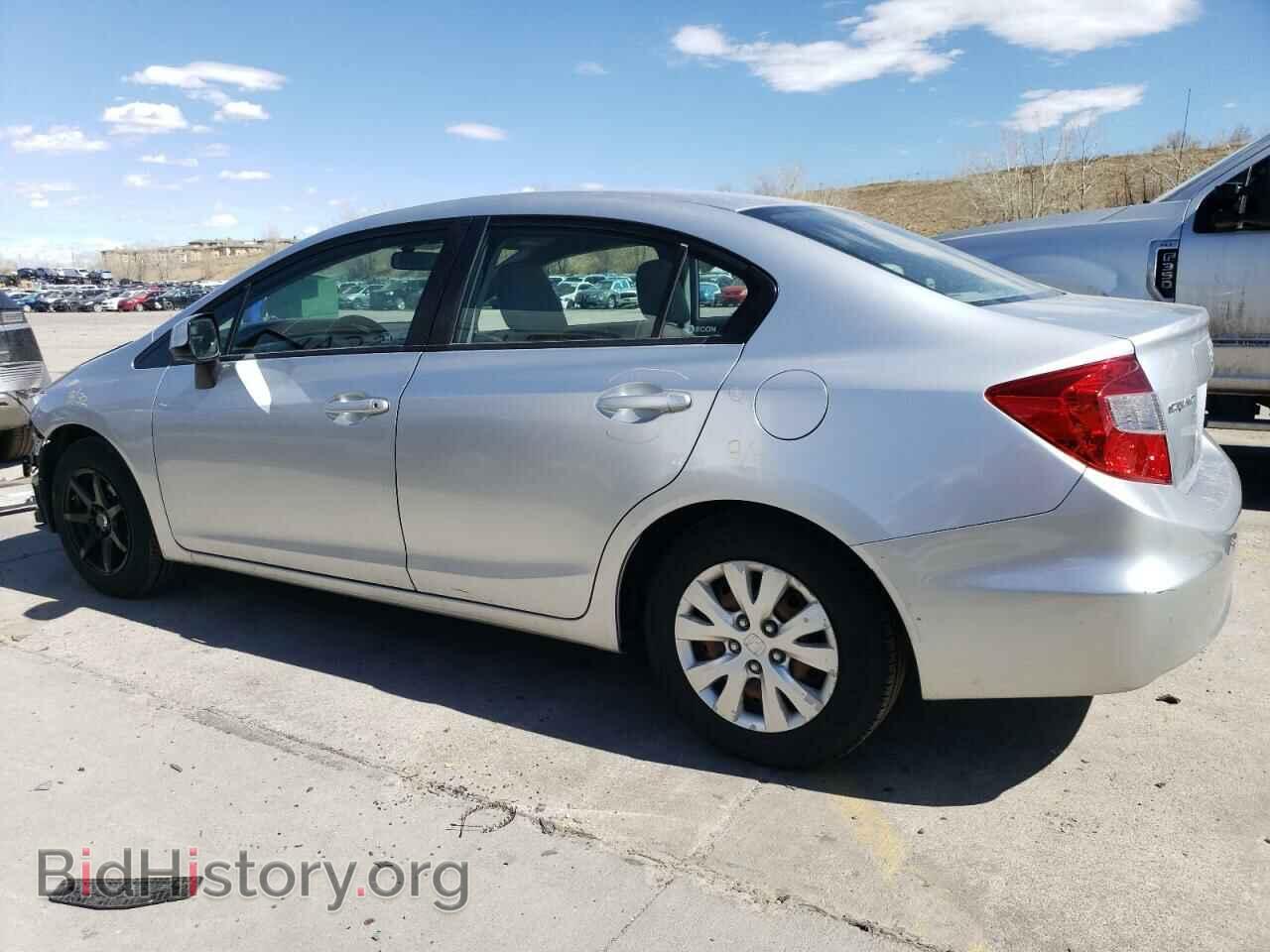 2012 HONDA CIVIC - VIN: 2HGFB2F56CH612711 - Фото 2