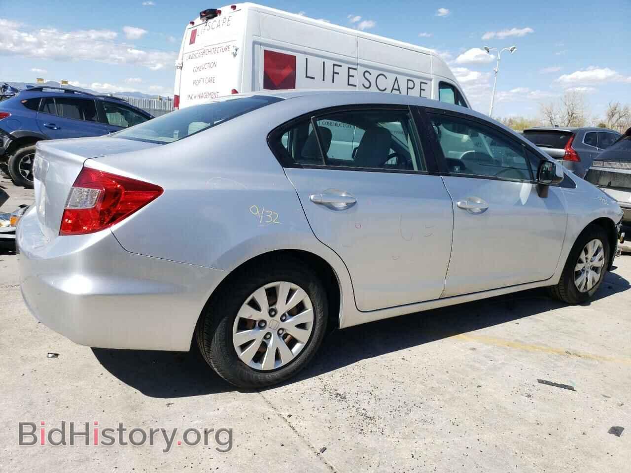 2012 HONDA CIVIC - VIN: 2HGFB2F56CH612711 - Фото 3