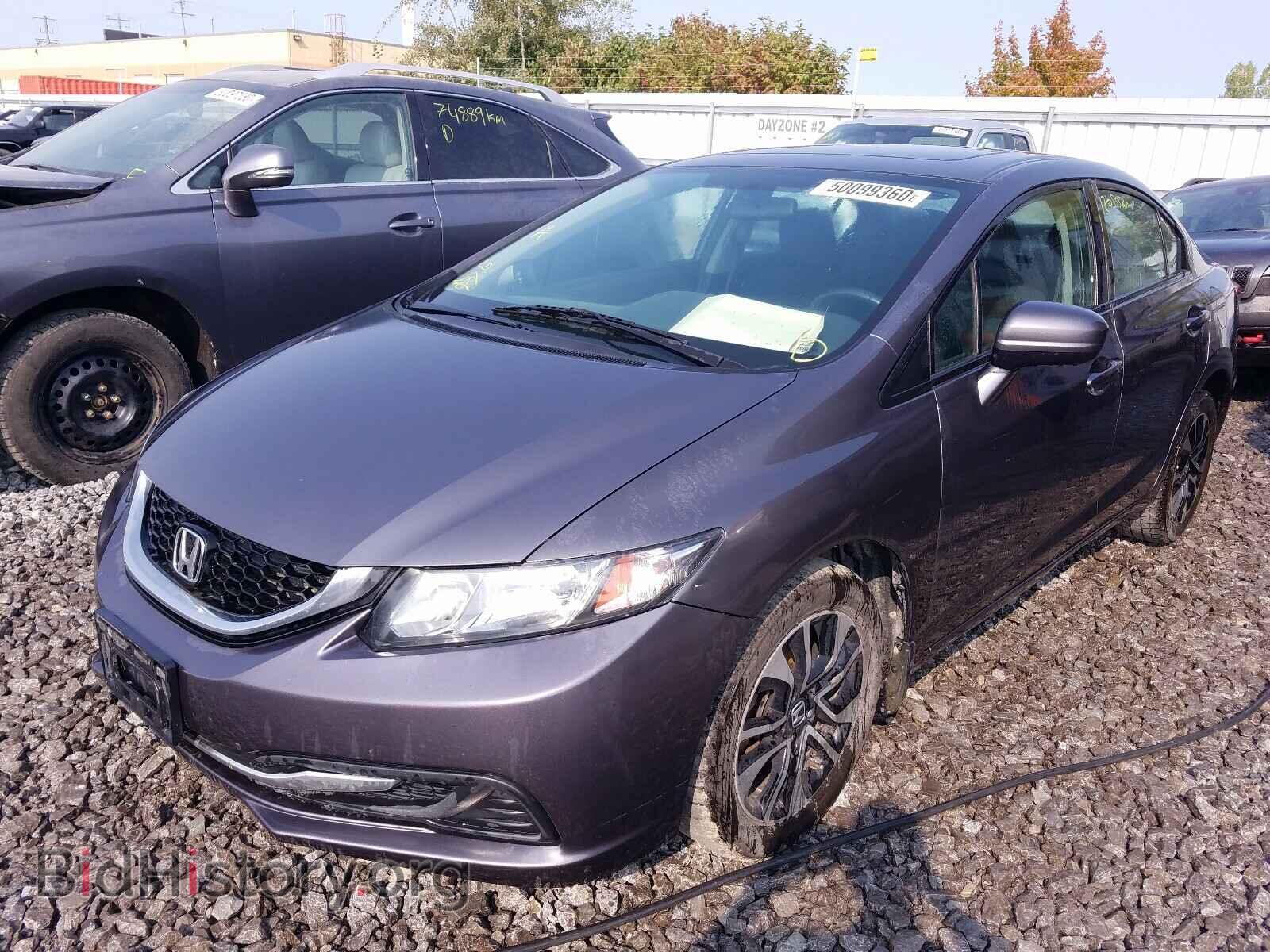 2014 HONDA CIVIC - VIN: 2HGFB2F57EH034055 - Фото 2