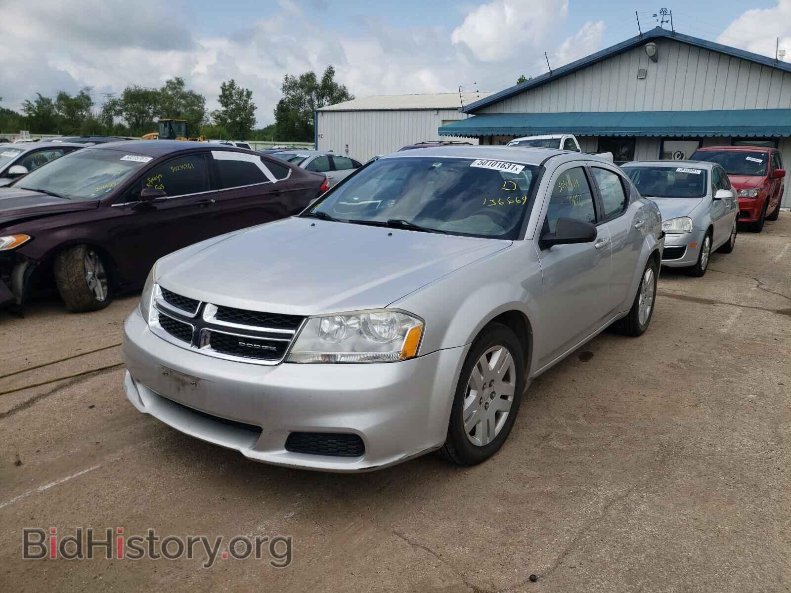 2012 DODGE AVENGER - VIN: 1C3CDZAB2CN136664 - Фото 2