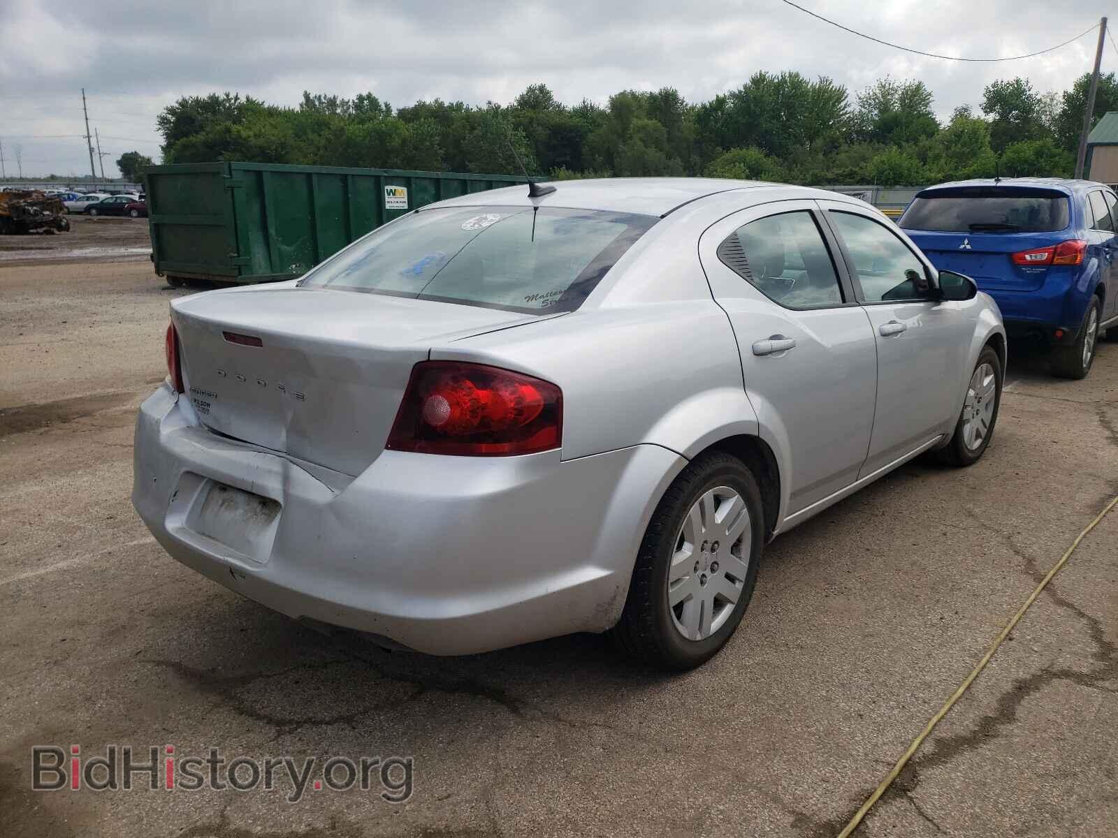 2012 DODGE AVENGER - VIN: 1C3CDZAB2CN136664 - Фото 4