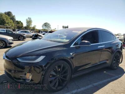 2017 Tesla MODEL X, black — VIN 5YJXCBE21HF055081, Copart