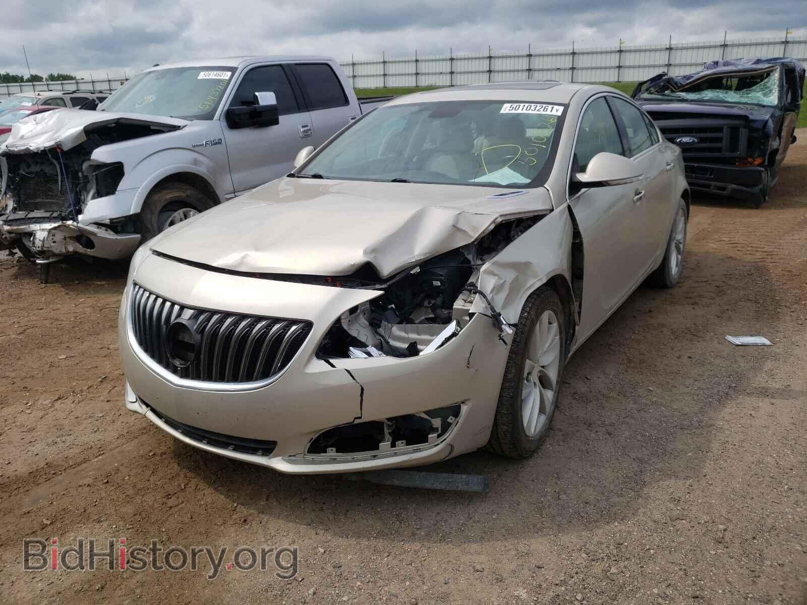 2014 BUICK REGAL - VIN: 2G4GN5EX1E9233249 - Фото 2