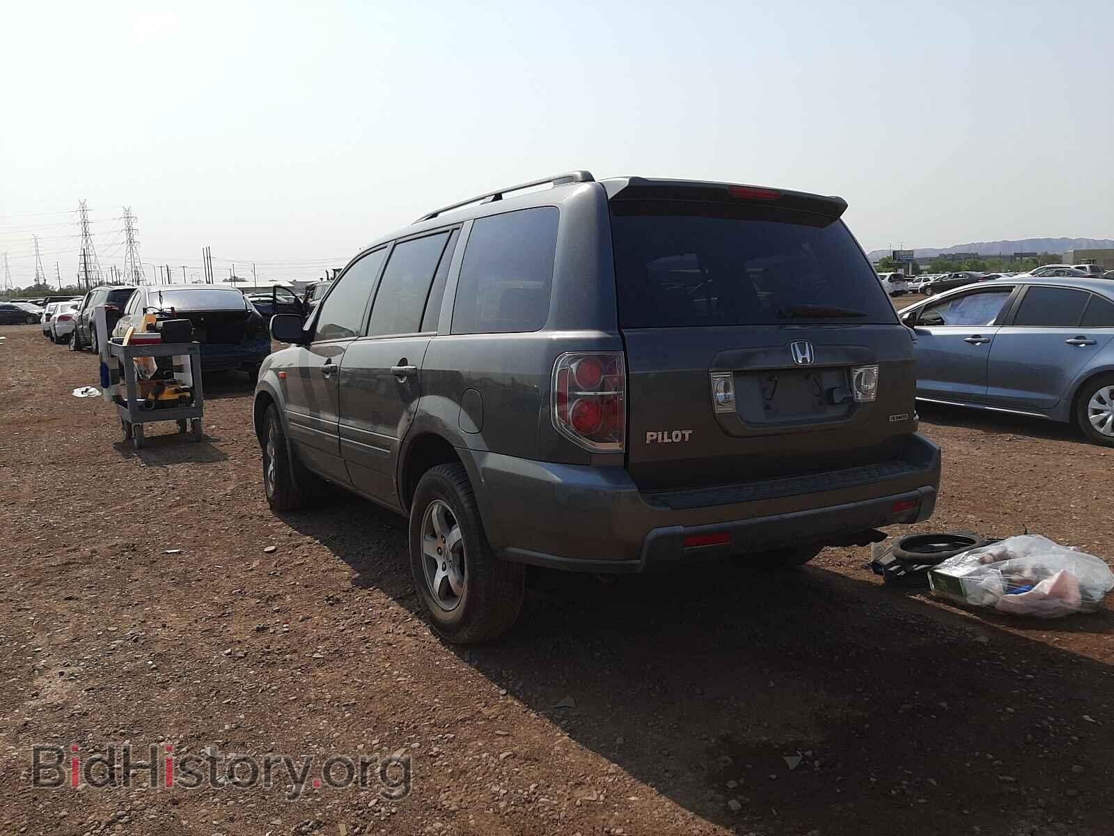 2007 HONDA PILOT - VIN: 2HKYF18777H539527 - Фото 3