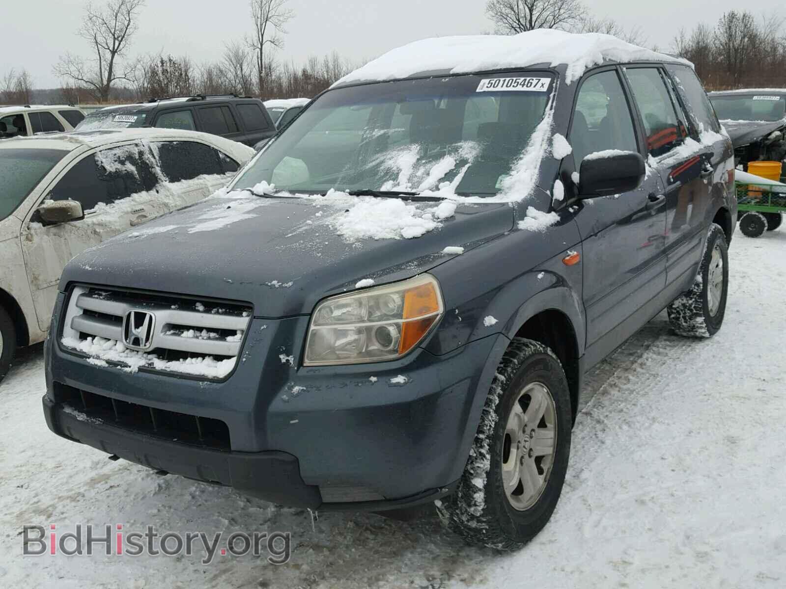 2006 HONDA PILOT - VIN: 2HKYF18156H505922 - Фото 2