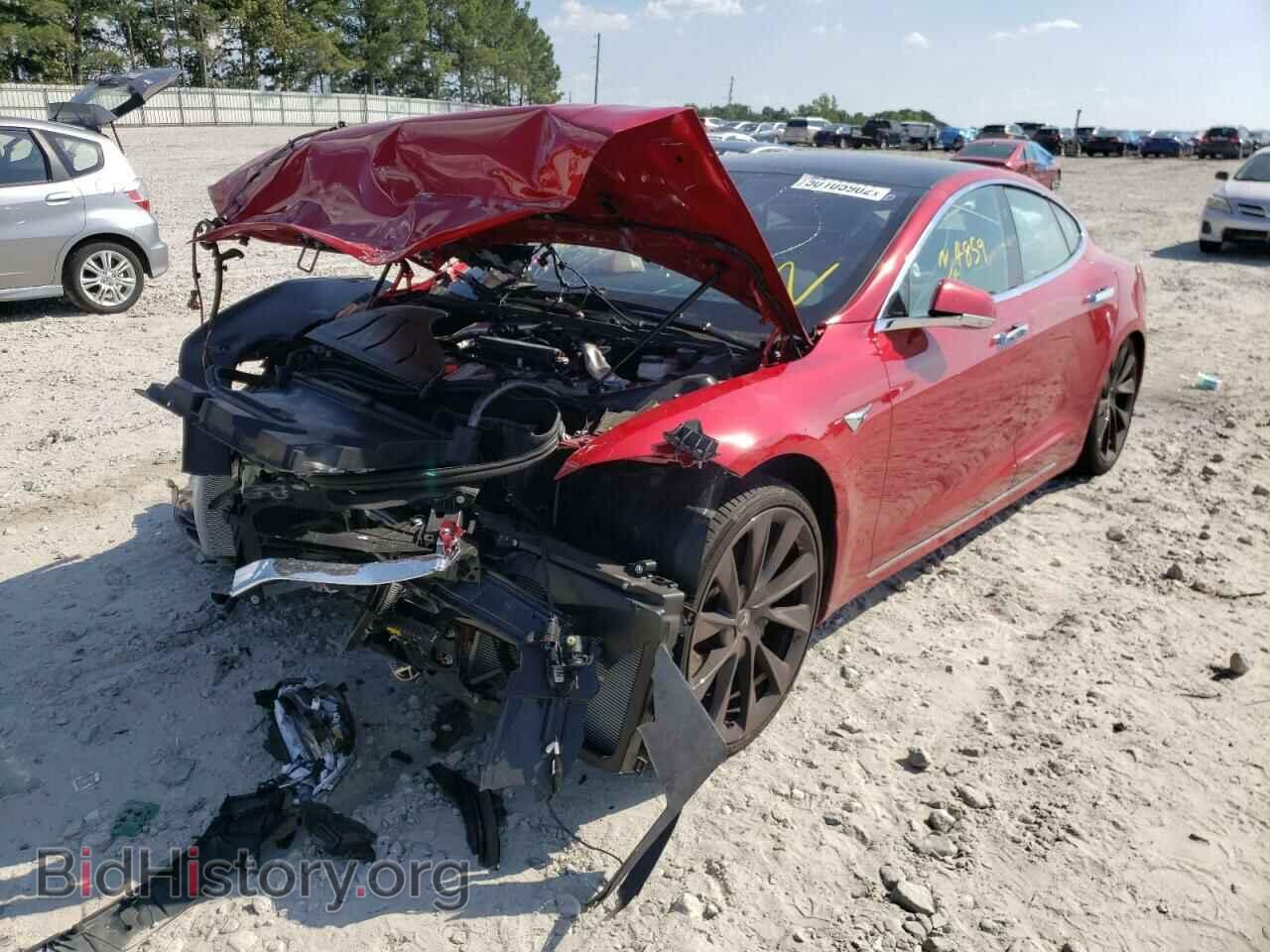2020 TESLA MODEL S - VIN: 5YJSA1E2XLF370626 - Фото 2
