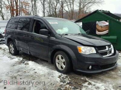 2011 Dodge CARAVAN Grand Cara, черный — VIN 2D4RN5DG7BR647911, Copart