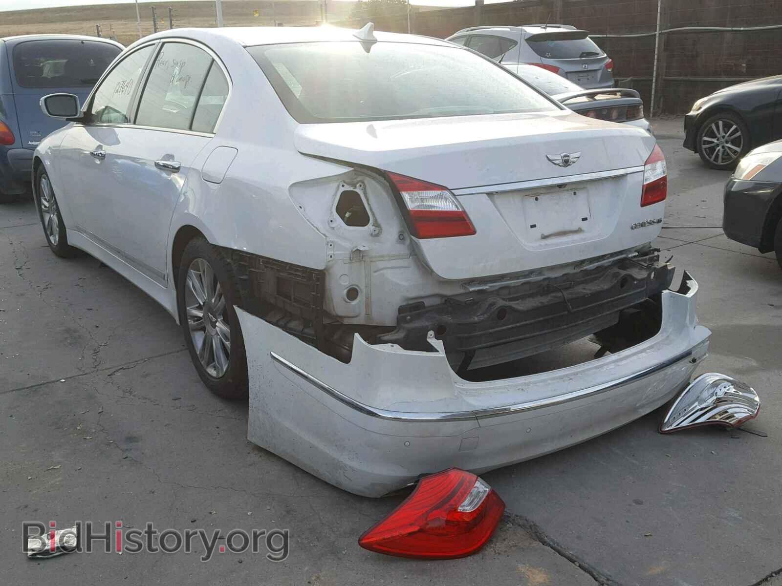 2012 HYUNDAI GENESIS - VIN: KMHGC4DF6CU162428 - Фото 3