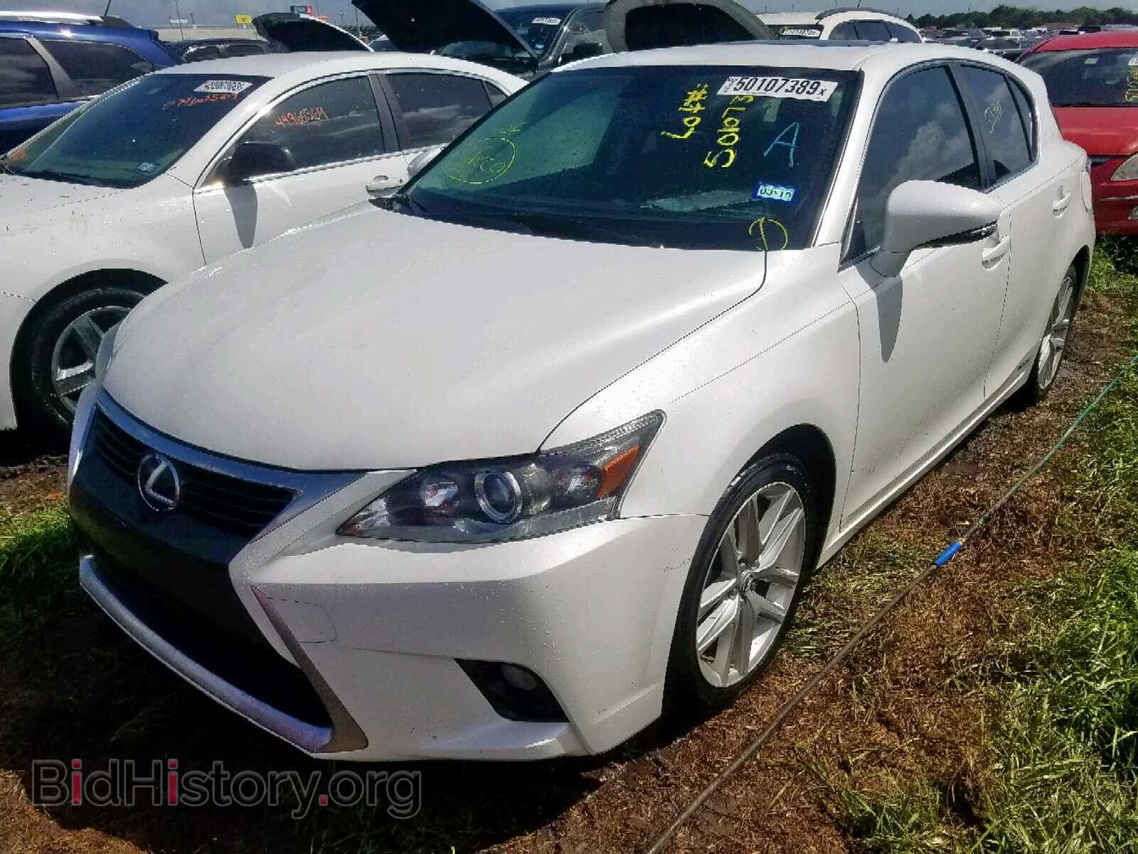 2014 LEXUS CT 200 - VIN: JTHKD5BH7E2173909 - Фото 2