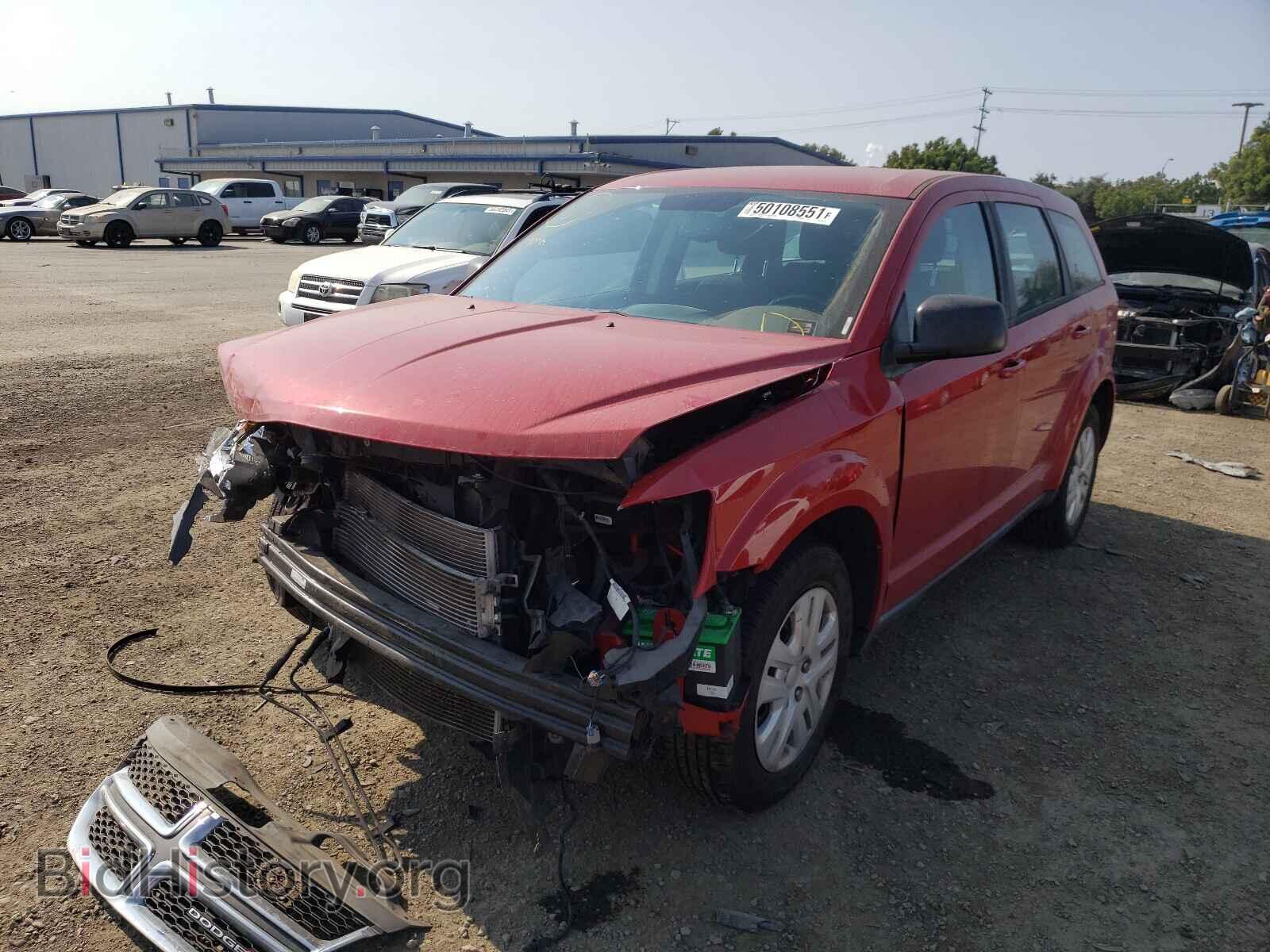 2015 DODGE JOURNEY - VIN: 3C4PDCAB7FT517943 - Фото 2