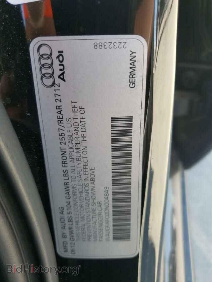 2013 AUDI A6 - VIN: WAUGFAFC0DN004849 - Photo 10
