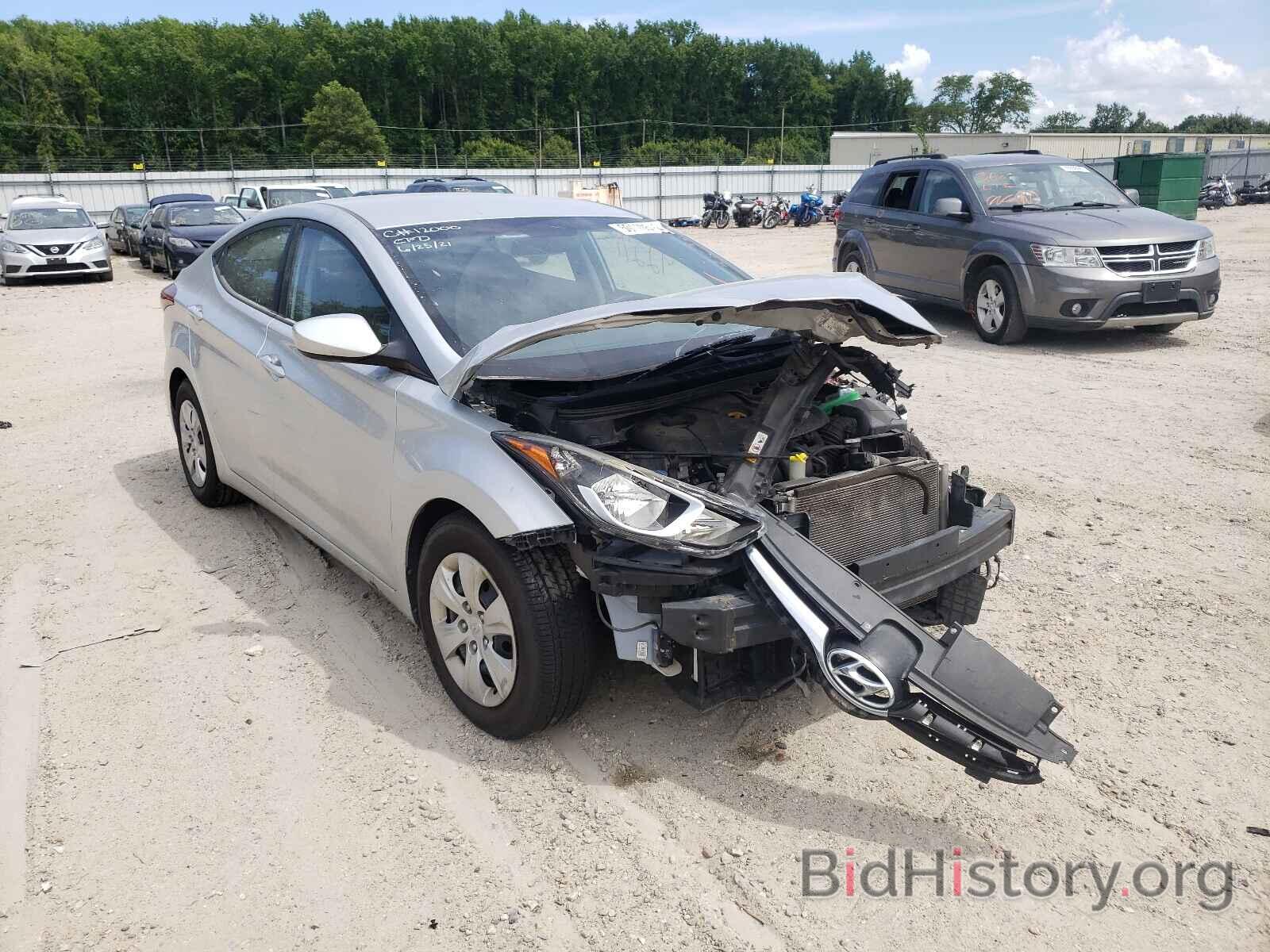 Photo 5NPDH4AE2GH735569 - HYUNDAI ELANTRA 2016