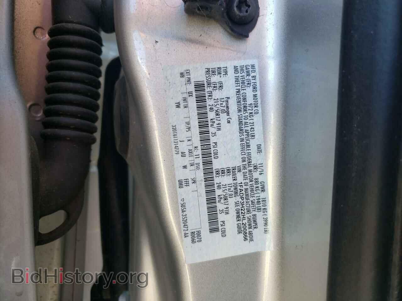 2017 FORD FOCUS - VIN: 1FADP3H22HL200866 - Photo 10