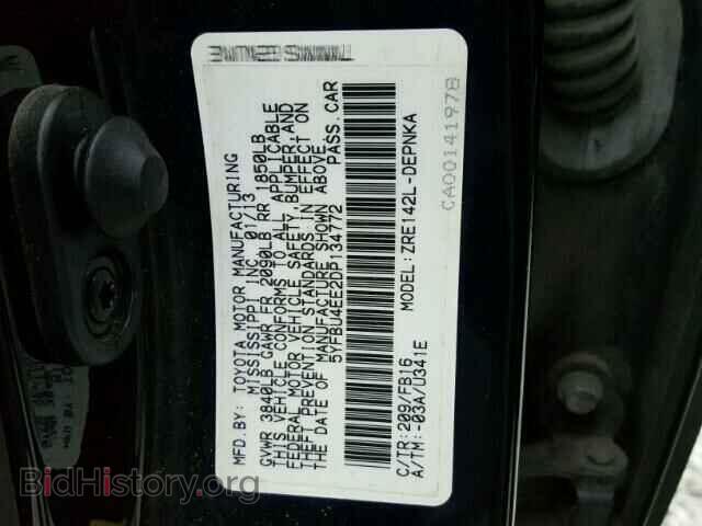 2013 TOYOTA COROLLA BA - VIN: 5YFBU4EE2DP134772 - Фото 10