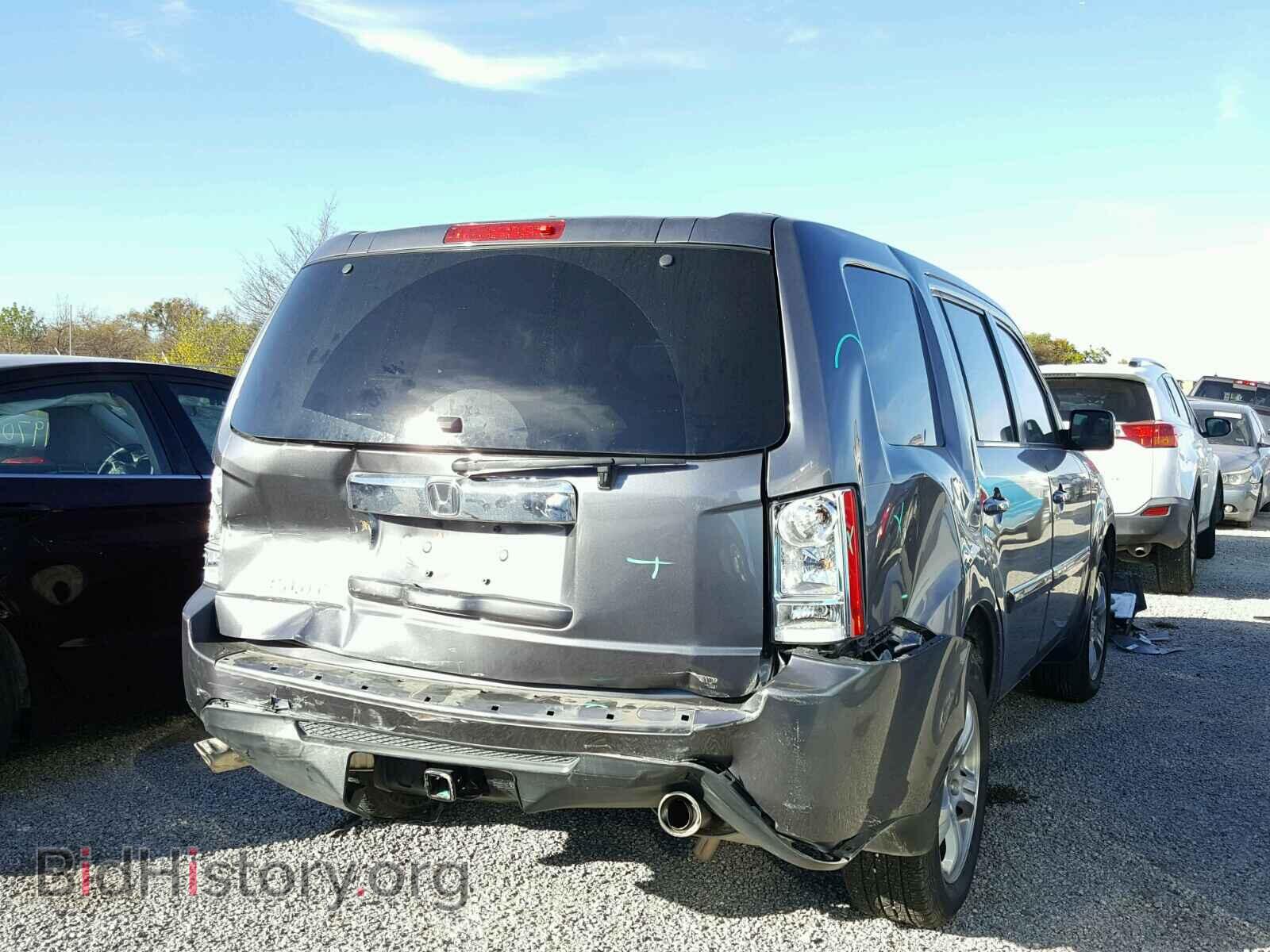 2014 HONDA PILOT EX - VIN: 5FNYF3H45EB002314 - Фото 4