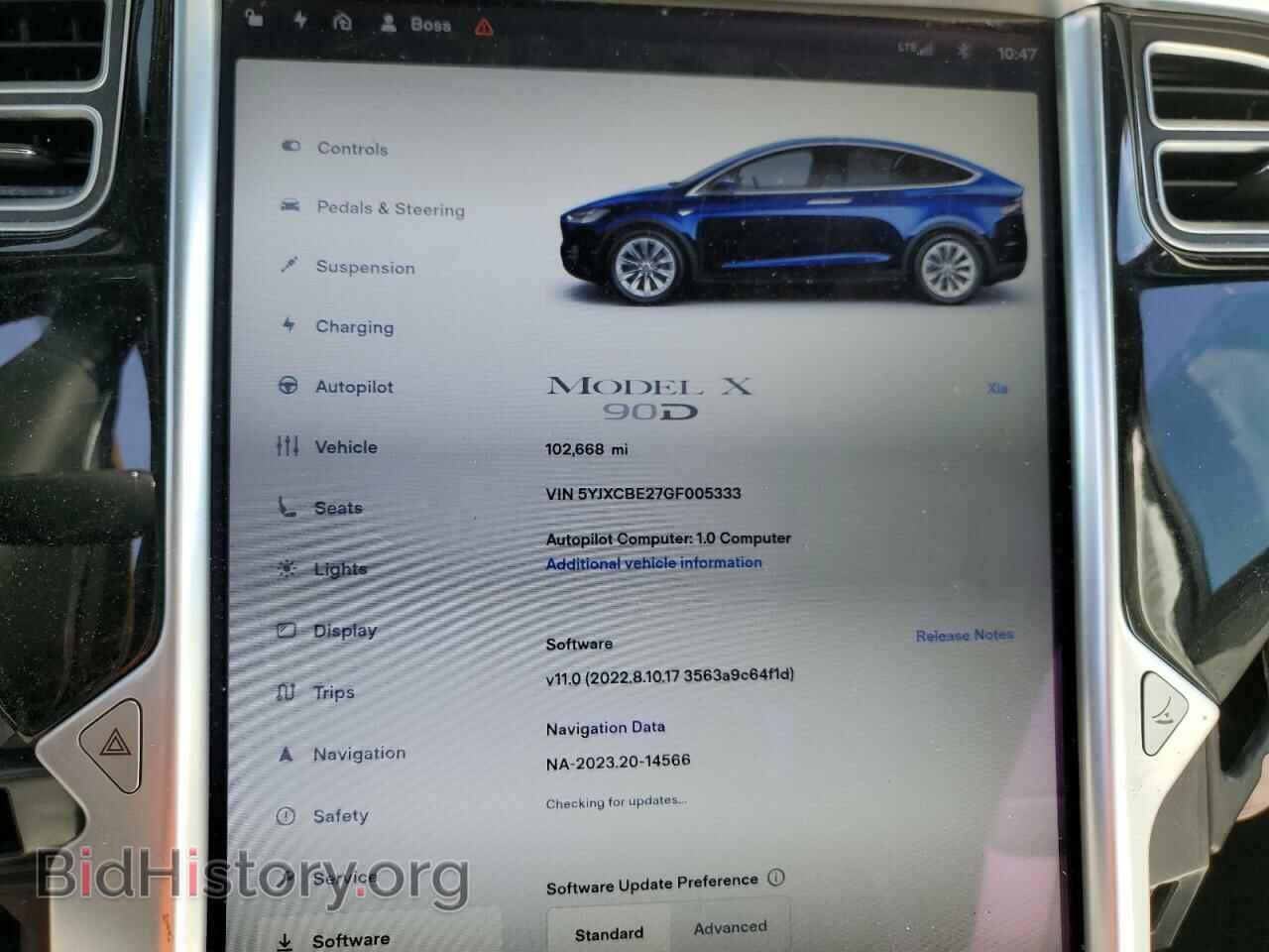 2016 TESLA MODEL X - VIN: 5YJXCBE27GF005333 - Photo 9