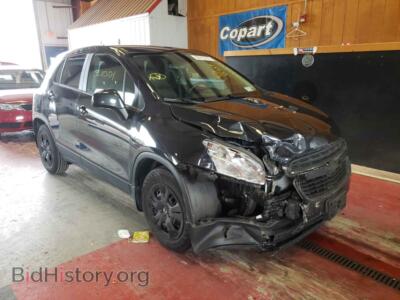 2015 Chevrolet TRAX Trax LS, black — VIN KL7CJKSB9FB252893, Copart