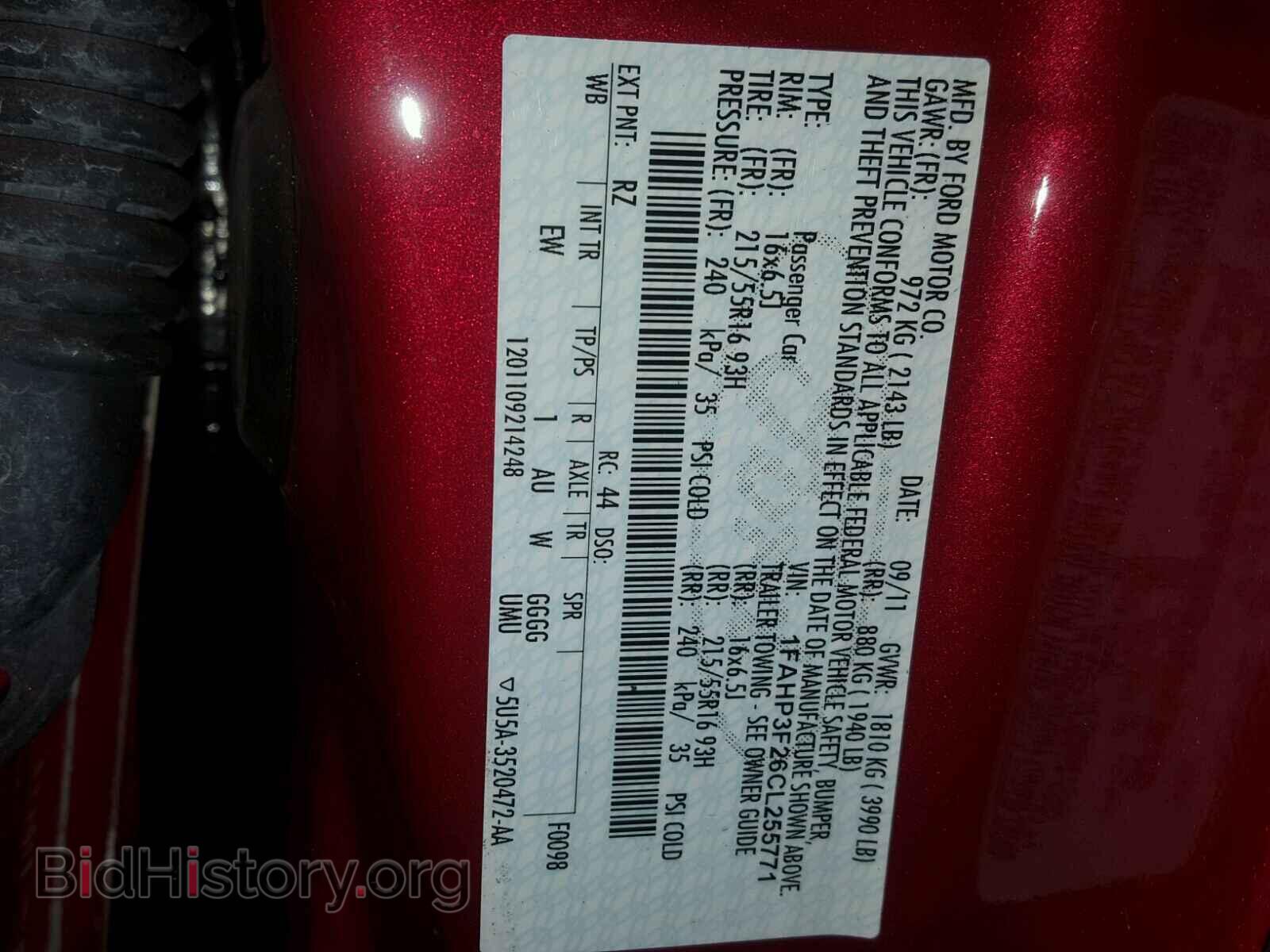 2012 FORD FOCUS - VIN: 1FAHP3F26CL255771 - Photo 10