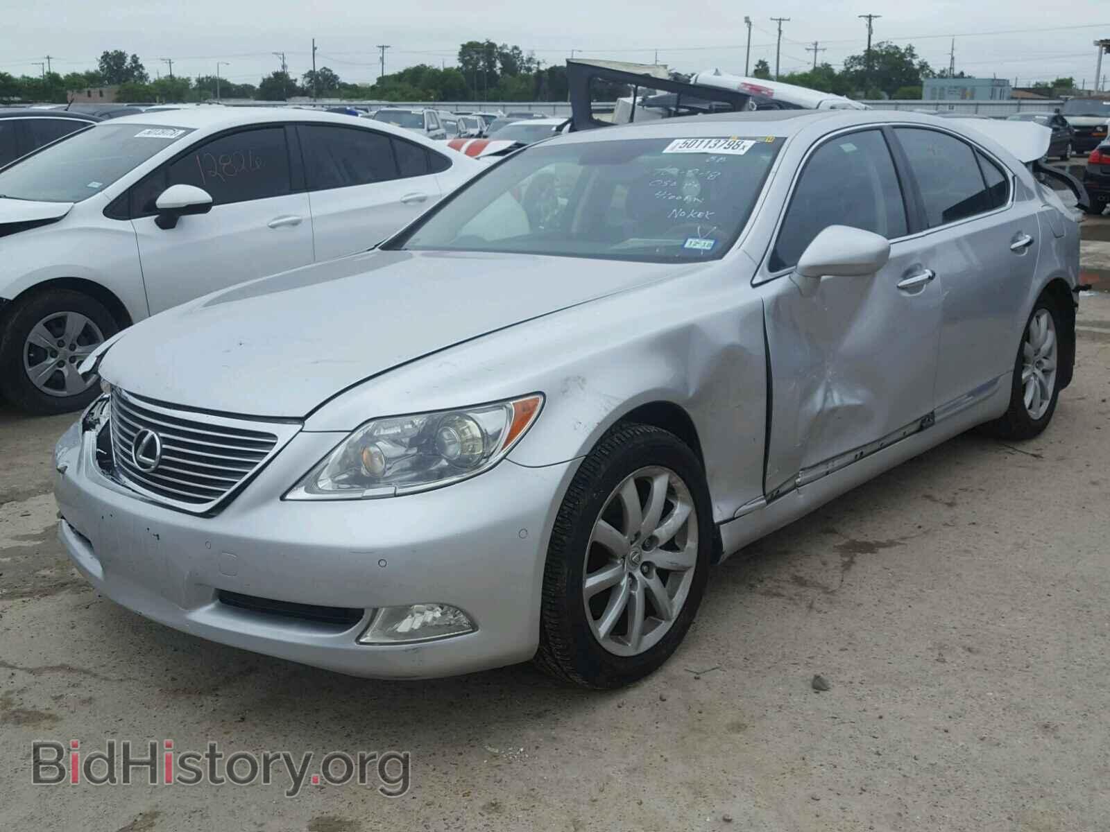 2007 LEXUS LS460 - VIN: JTHBL46F075019016 - Фото 2