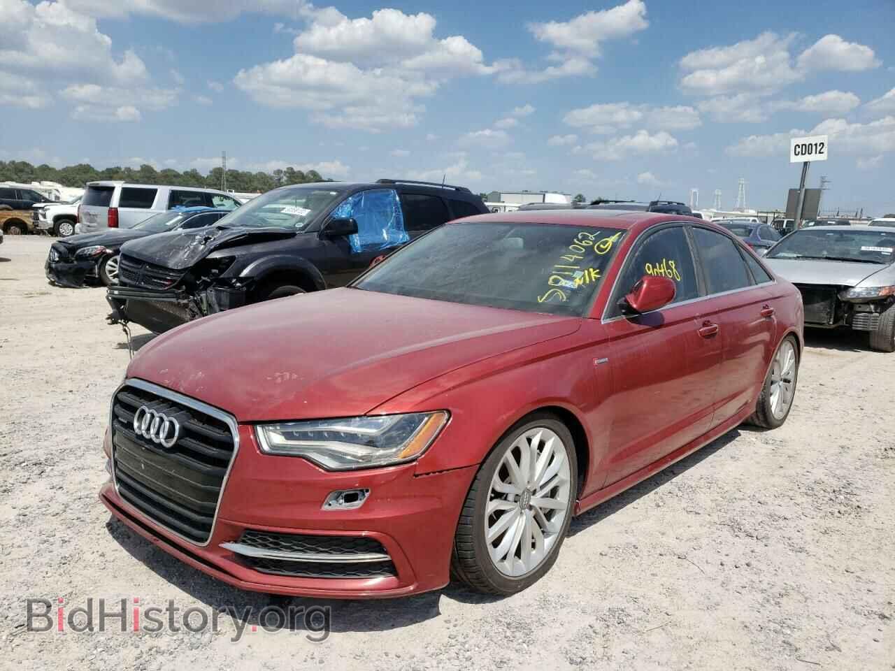 2012 AUDI A6 - VIN: WAUBGAFC5CN004710 - Фото 2