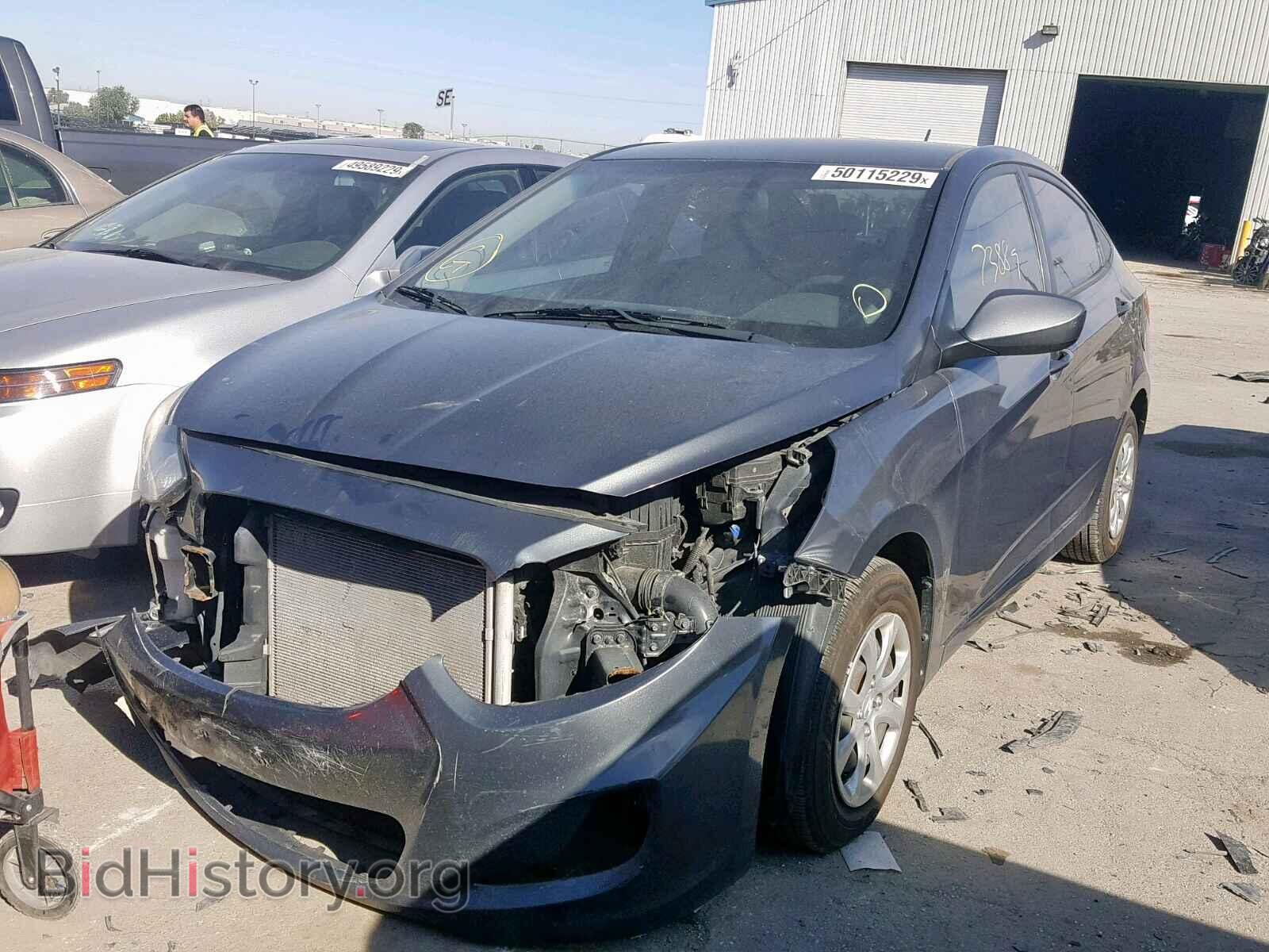 2013 HYUNDAI ACCENT - VIN: KMHCT4AEXDU327893 - Фото 2