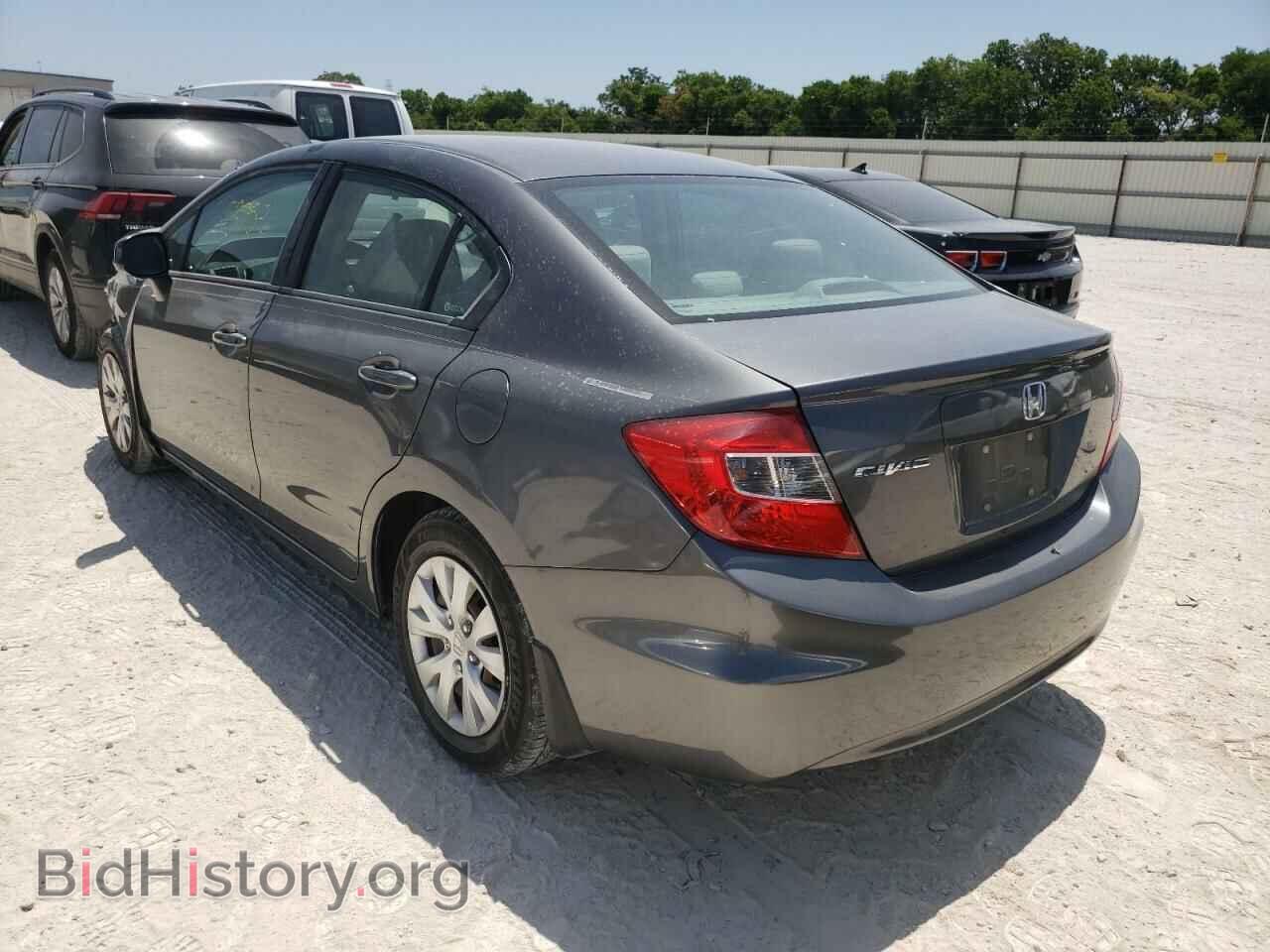 2012 HONDA CIVIC - VIN: 2HGFB2F57CH568928 - Фото 3