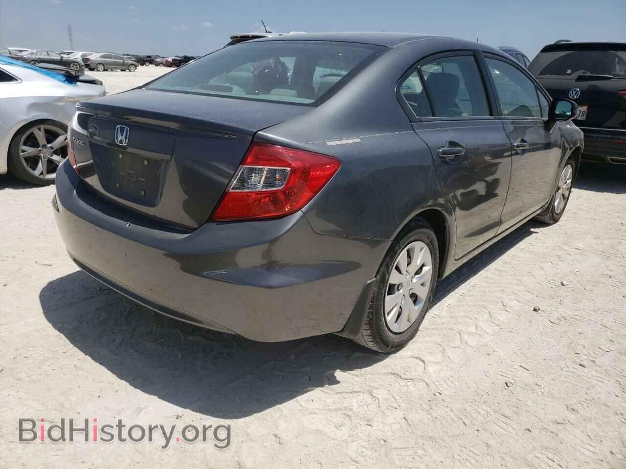 2012 HONDA CIVIC - VIN: 2HGFB2F57CH568928 - Фото 4