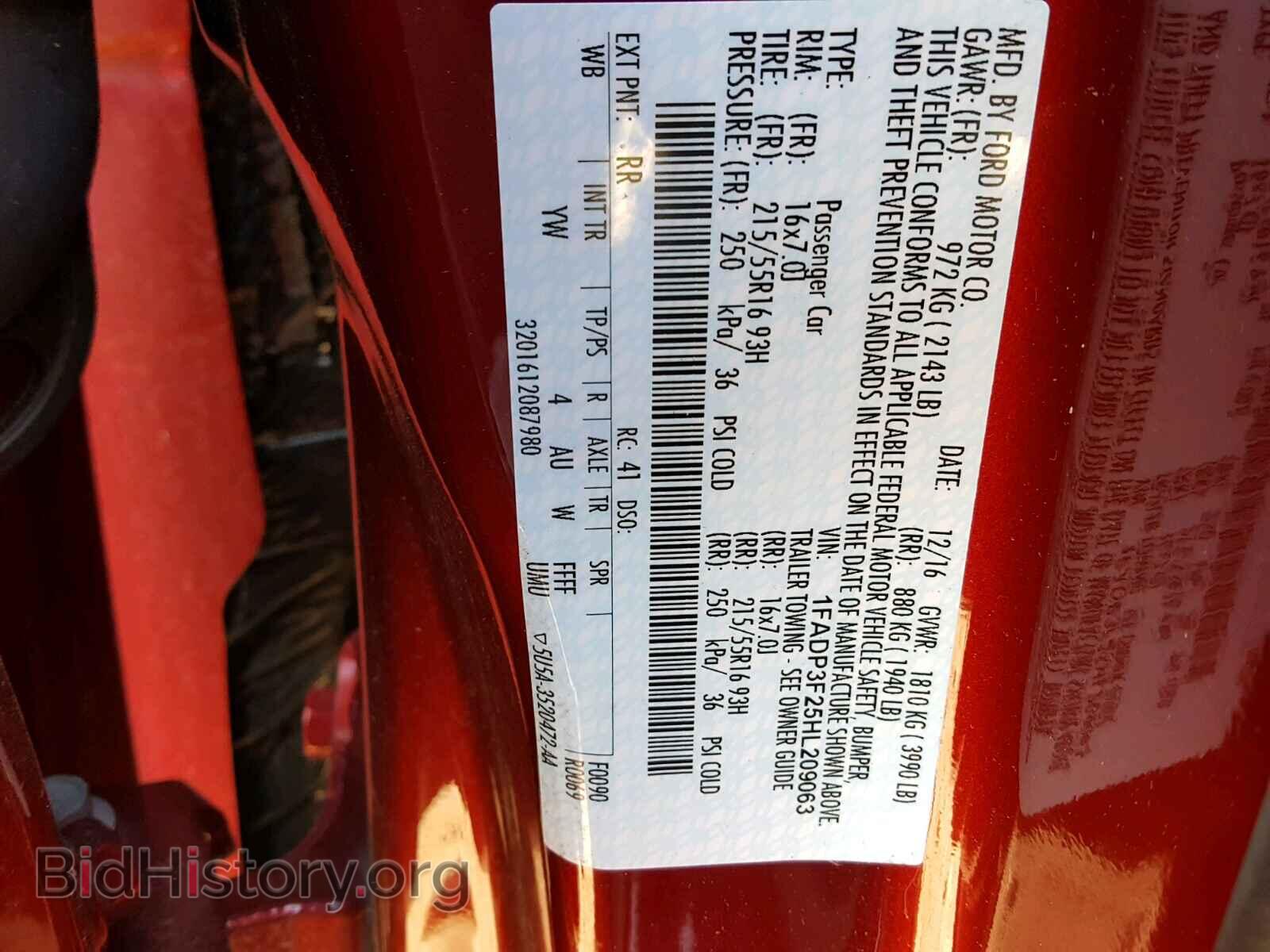 2017 FORD FOCUS - VIN: 1FADP3F25HL209063 - Photo 10