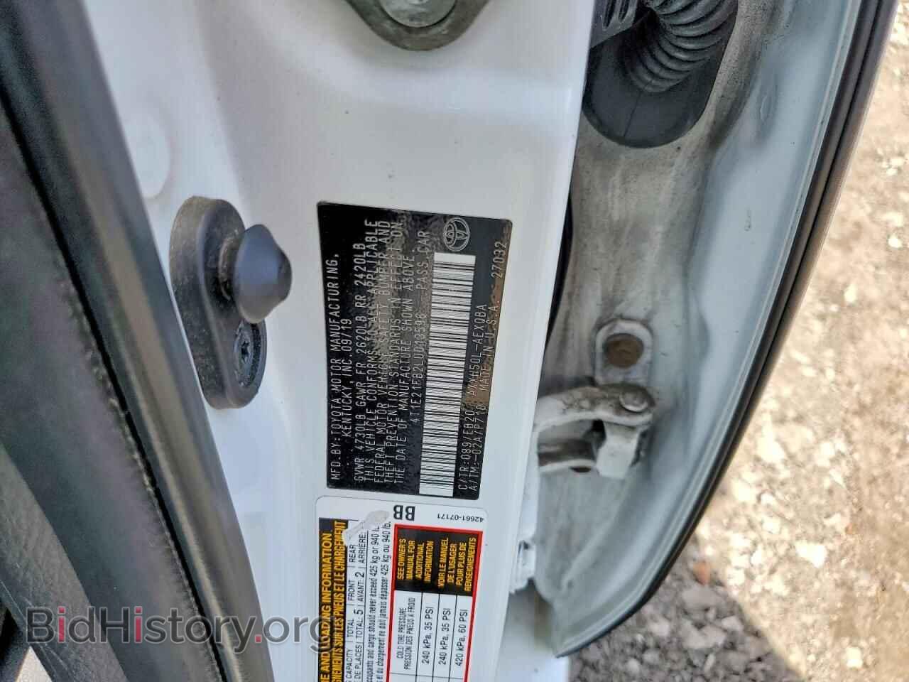 2020 TOYOTA AVALON - VIN: 4T1E21FB2LU013596 - Фото 12