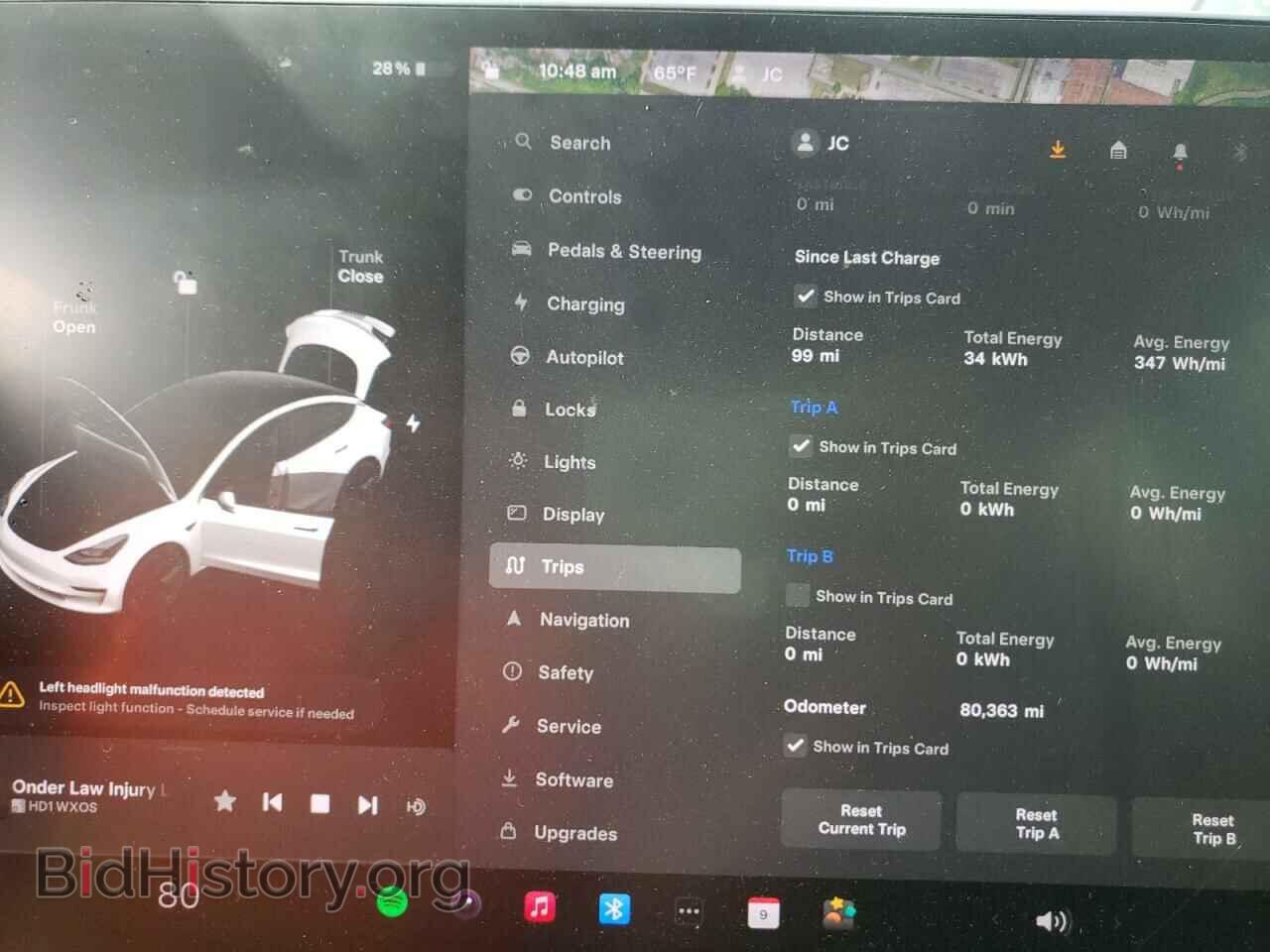 2021 TESLA MODEL 3 - VIN: 5YJ3E1EB4MF948178 - Photo 9
