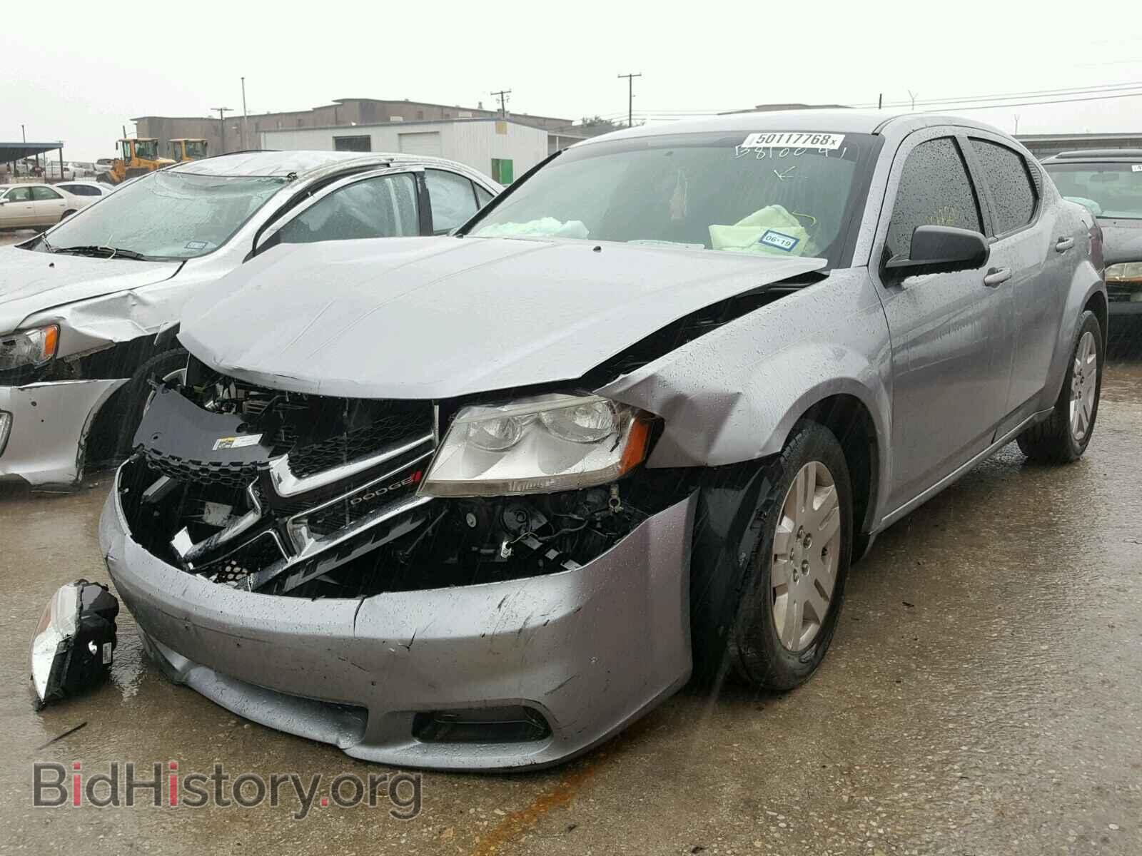 2014 DODGE AVENGER - VIN: 1C3CDZABXEN126192 - Фото 2