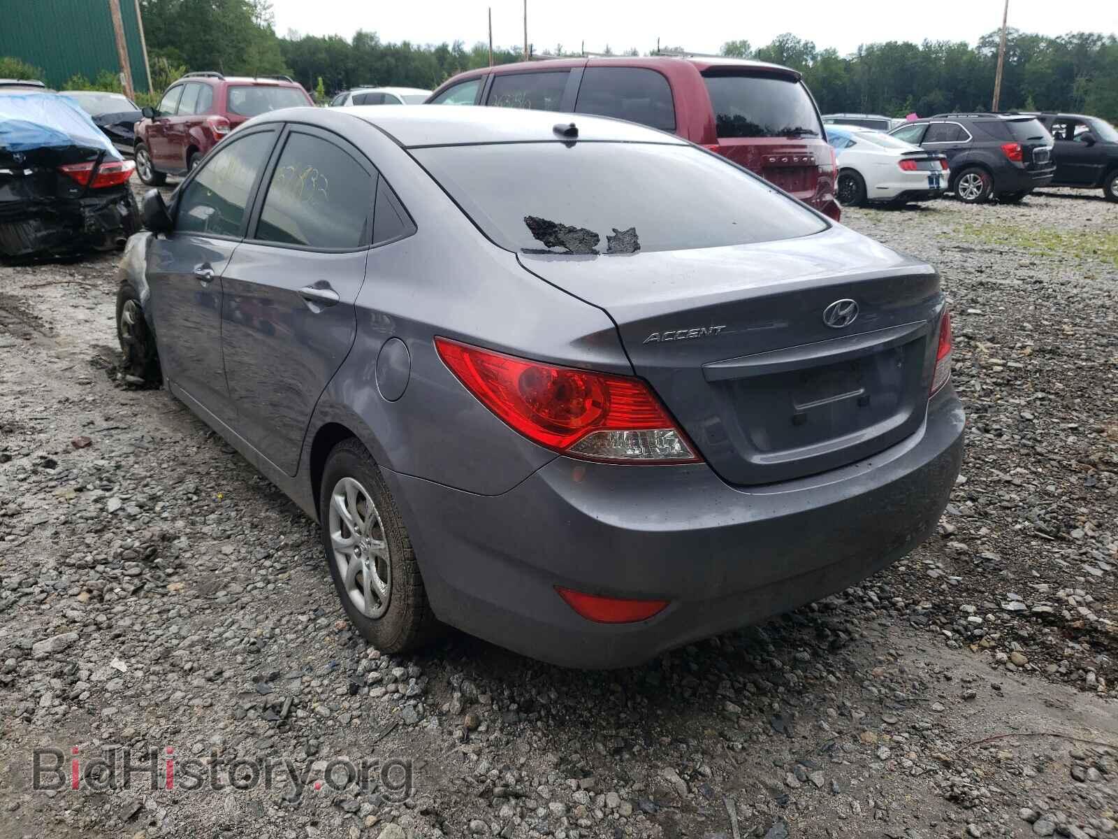 2014 HYUNDAI ACCENT - VIN: KMHCT4AE3EU717266 - Фото 3