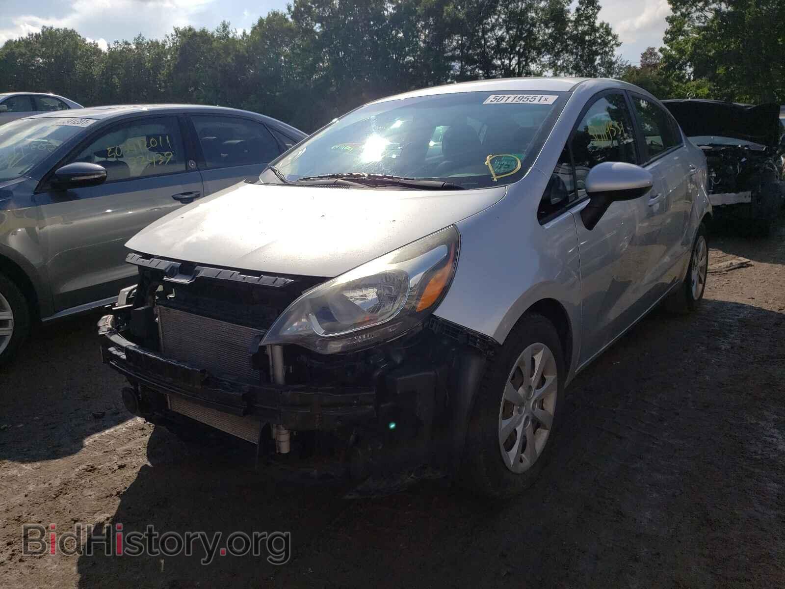 2012 KIA RIO - VIN: KNADN4A34C6095079 - Фото 2