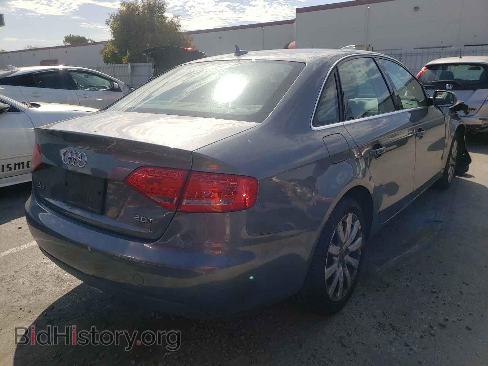 2012 AUDI A4 - VIN: WAUAFAFL4CN011405 - Фото 4