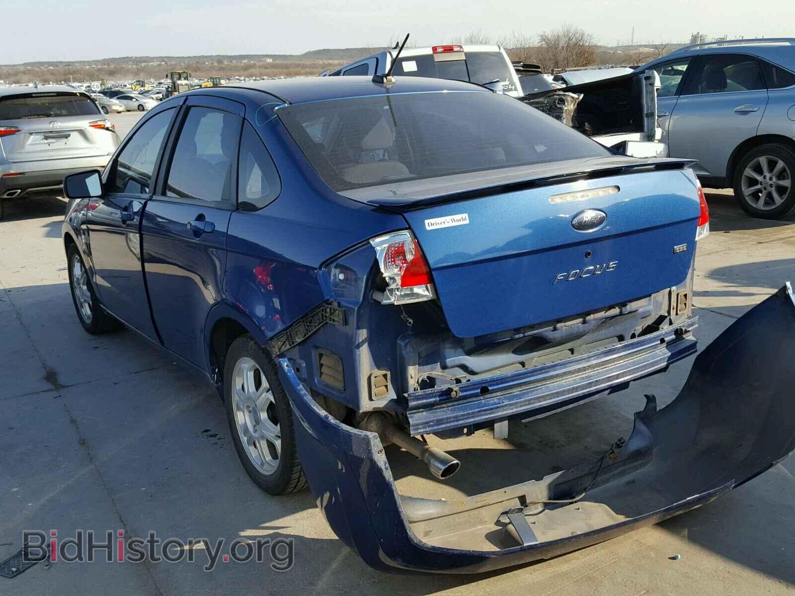 2008 FORD FOCUS - VIN: 1FAHP35N18W184349 - Фото 3