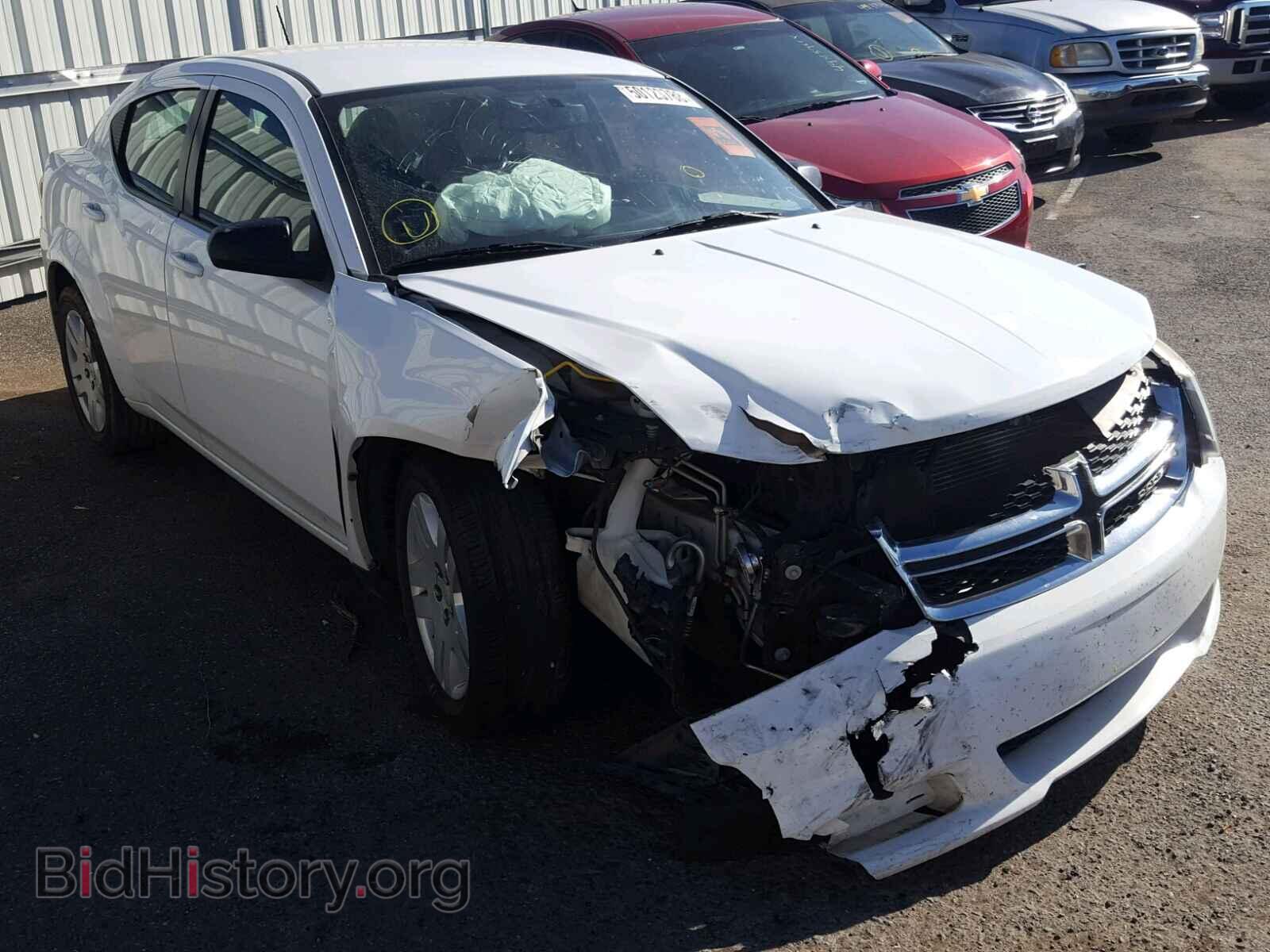 Фотография 1C3CDZAB3DN702610 - DODGE AVENGER 2013