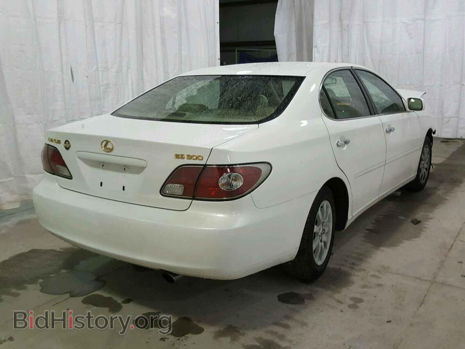 2003 LEXUS ES300 - VIN: JTHBF30G630090215 - Фото 4