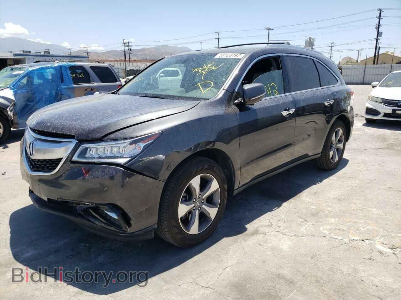2014 ACURA MDX - VIN: 5FRYD4H26EB009393 - Фото 2