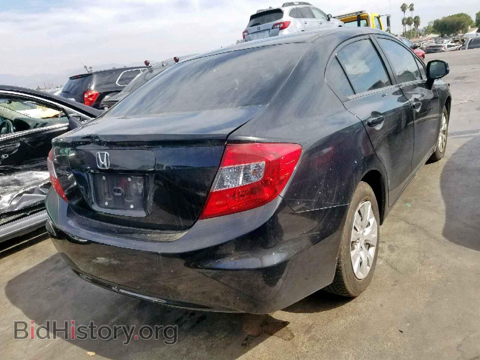2012 HONDA CIVIC LX - VIN: 19XFB2F54CE375131 - Фото 4