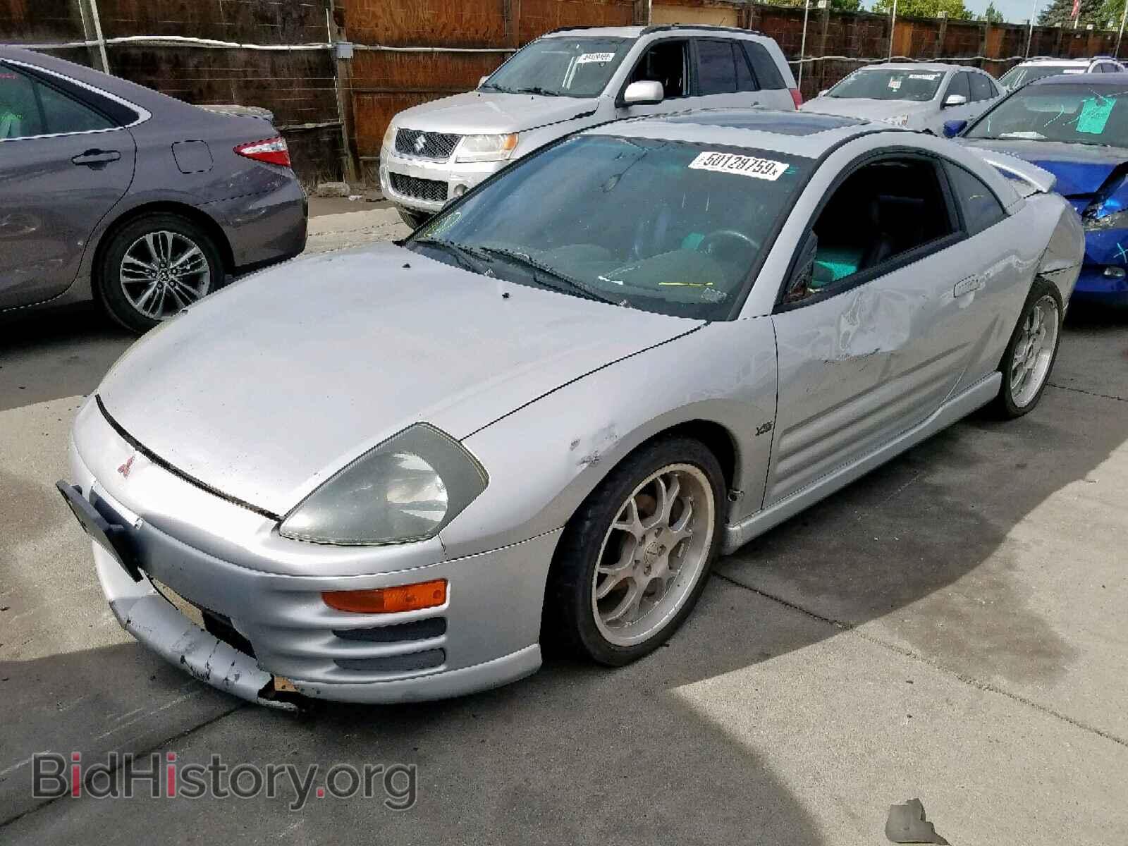 2001 MITSUBISHI ECLIPSE - VIN: 4A3AC54H41E098606 - Фото 2
