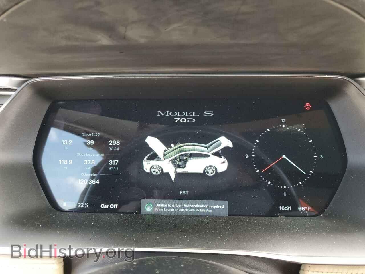 2016 TESLA MODEL S - VIN: 5YJSA1E21GF122187 - Photo 9