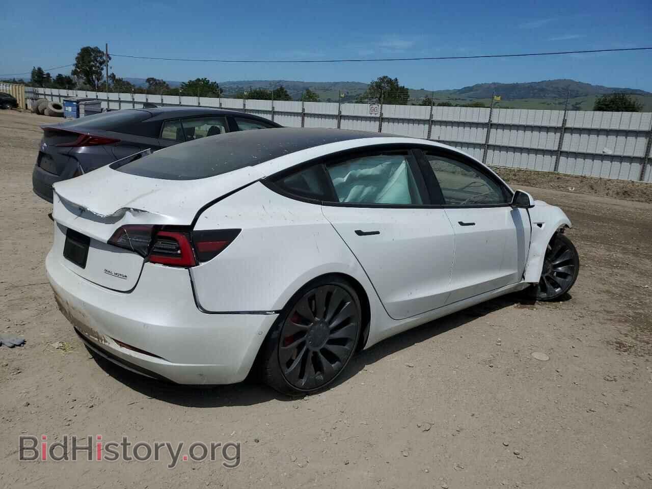 2022 TESLA MODEL 3 - VIN: 5YJ3E1EC8NF196334 - Фото 3